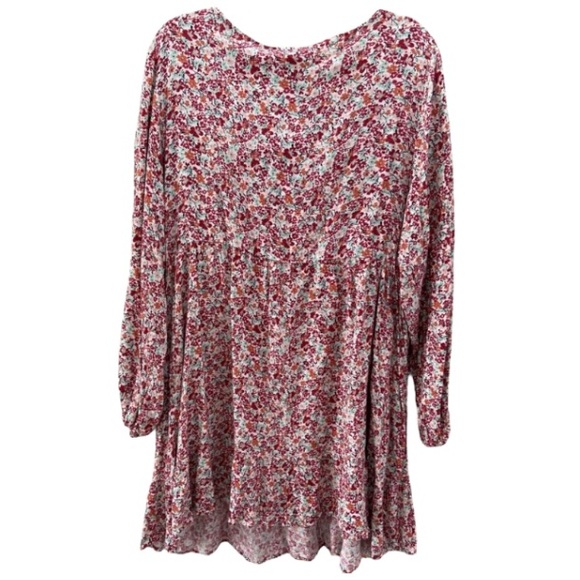 3X Torrid Floral Patterned Textured Mini Skater Dress - Picture 12 of 15